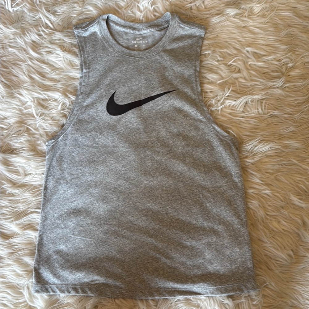 Nike Heather Gray Muscle Tank
